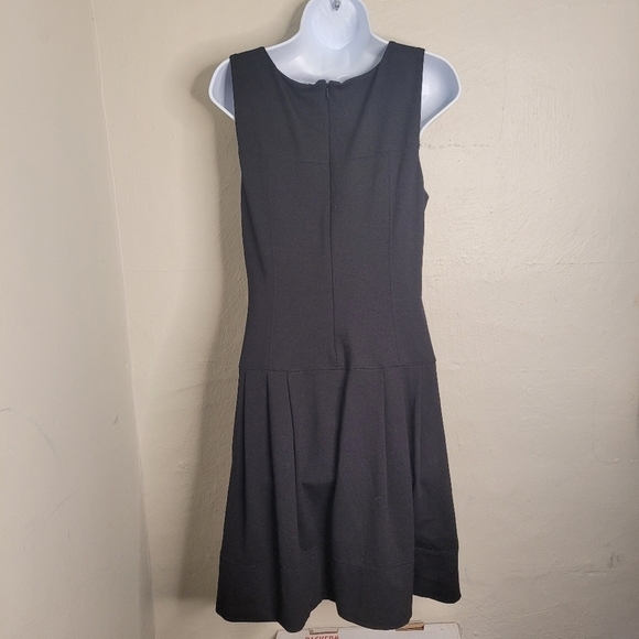 White House Black Market Mini Dress Black Fit & Flare Women's 8 - Picture 6 of 11
